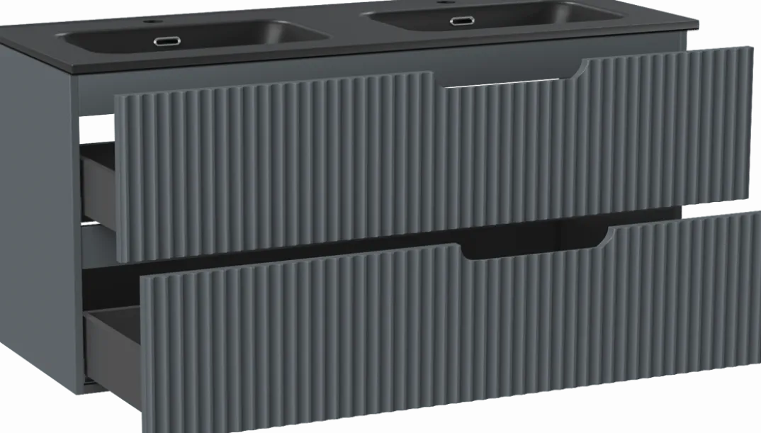 Linie Ribbo badkamermeubel met Baro wastafel