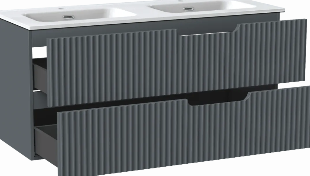 Linie Ribbo badkamermeubel met Baro wastafel