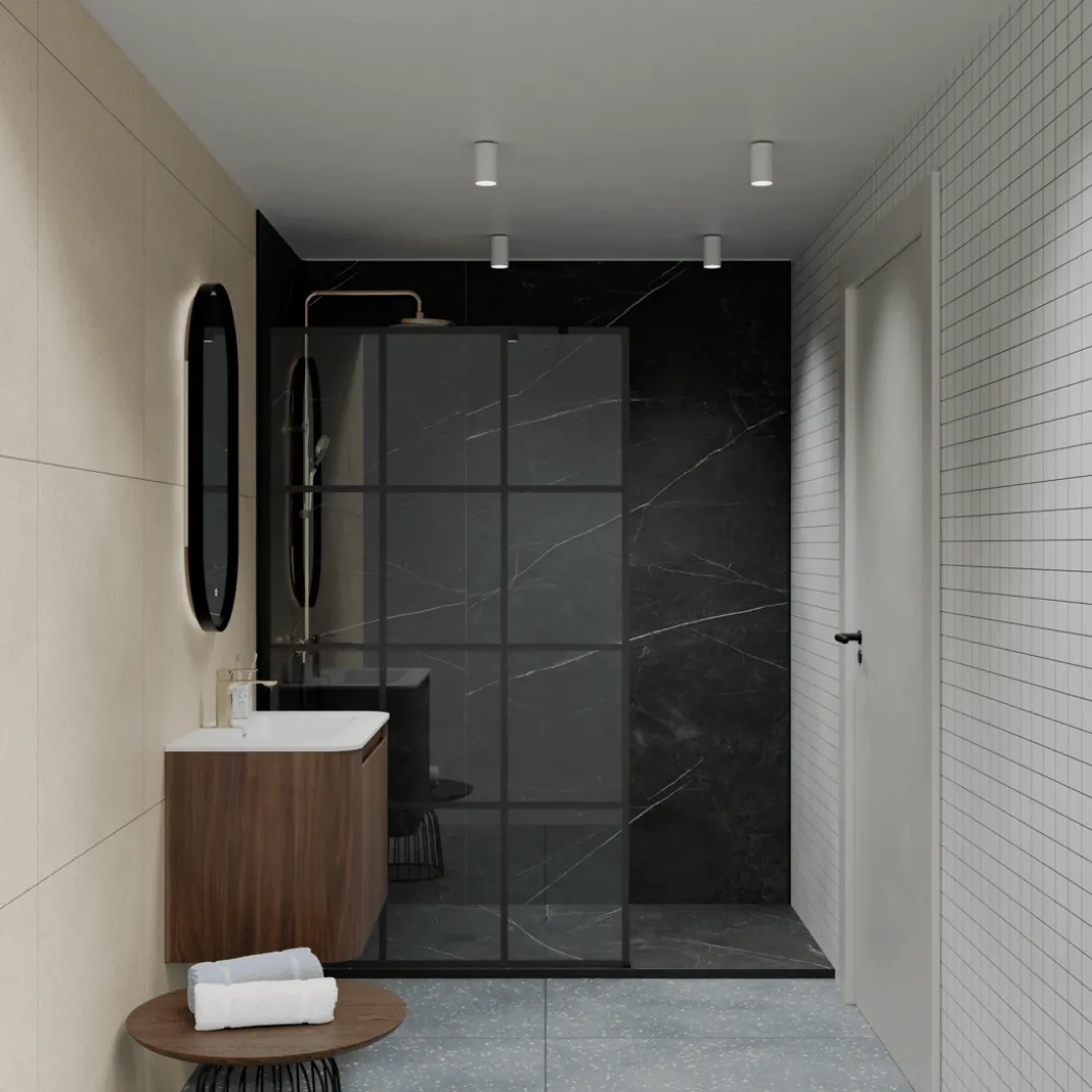 Luca Varess Suite douchewandbekleding (2 panelen)