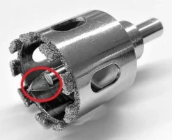 Santeg diamantboor met centreerpunt