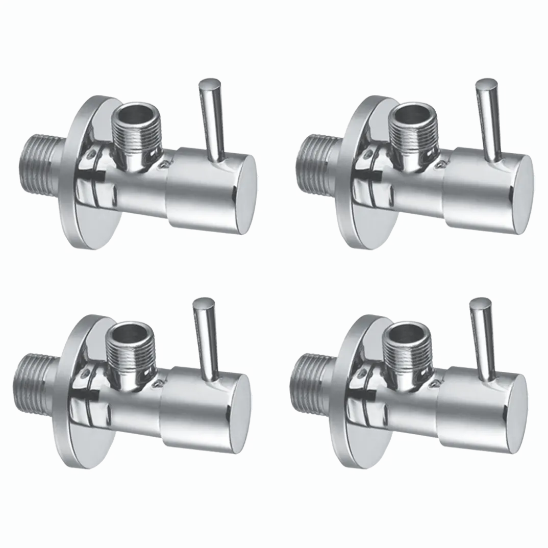 Santeg set met 4 hoekstopkranen 1/2-3/8
