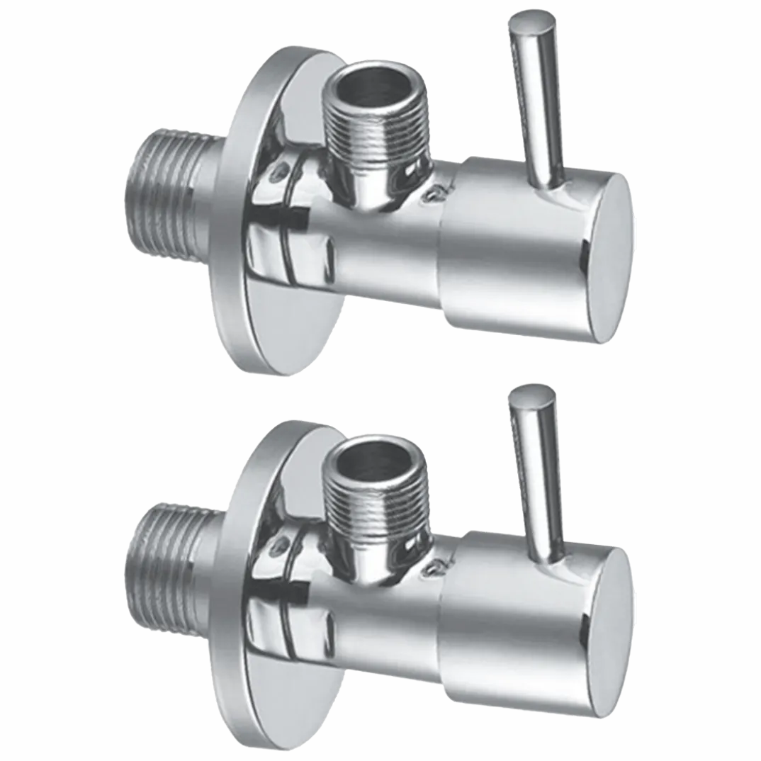 Santeg set met 2 hoekstopkranen 1/2-3/8