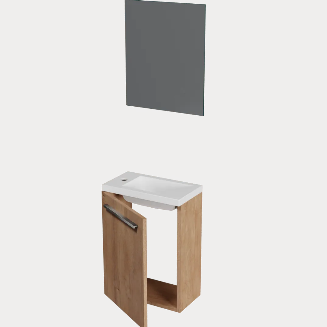 SanyOne Roxy toiletmeubel met Roxy wastafel