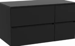 Storke Edge badkamermeubel met Panton wastafelblad voor waskom(men)