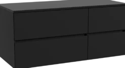 Storke Edge badkamermeubel met Panton wastafelblad voor waskom(men)