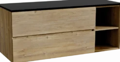 Storke Edge badkamermeubel met Panton wastafelblad voor waskom(men)