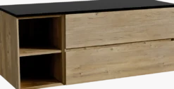 Storke Edge badkamermeubel met Panton wastafelblad voor waskom(men)