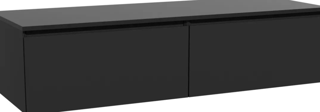 Storke Edge badkamermeubel met Panton wastafelblad voor waskom(men)