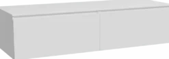 Storke Edge badkamermeubel met Tavola wastafelblad voor waskom(men)
