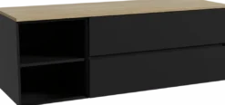 Storke Edge badkamermeubel met Panton wastafelblad voor waskom(men)