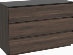 Storke Edge badkamermeubel met Panton wastafelblad voor waskom(men)