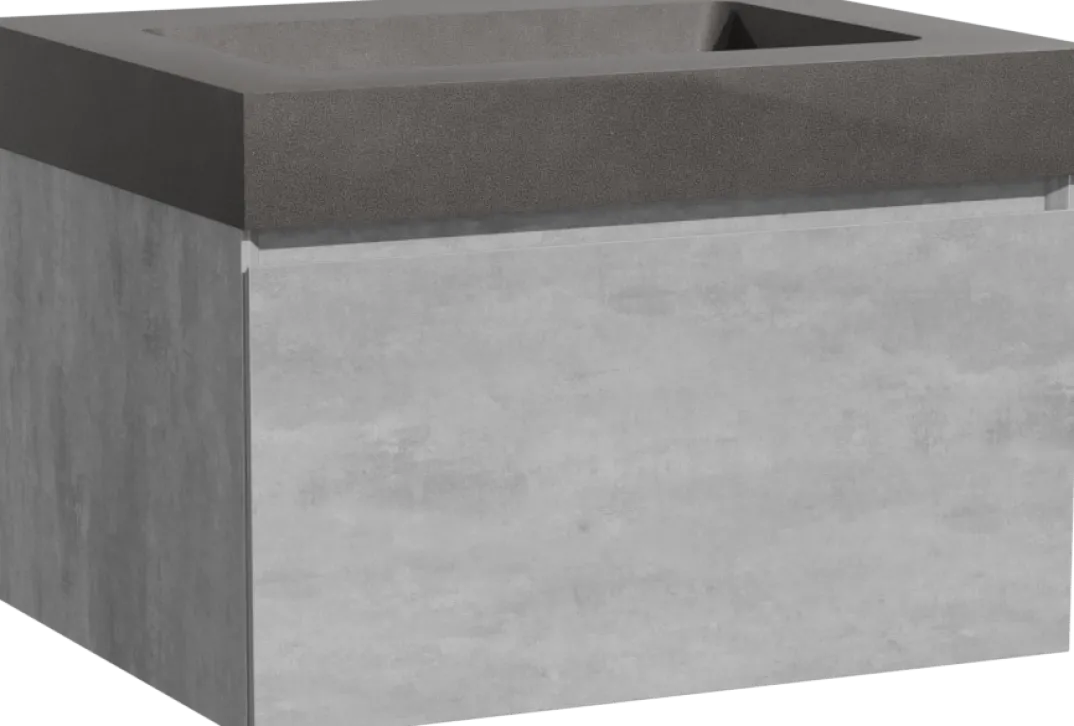Storke Edge badkamermeubel met Scuro High wastafel