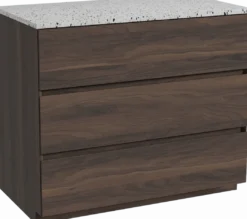 Storke Edge badkamermeubel met Tavola wastafelblad voor waskom(men)