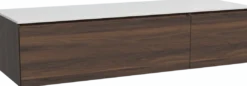 Storke Edge badkamermeubel met Tavola wastafelblad voor waskom(men)