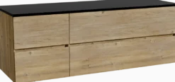 Storke Edge badkamermeubel met Panton wastafelblad voor waskom(men)