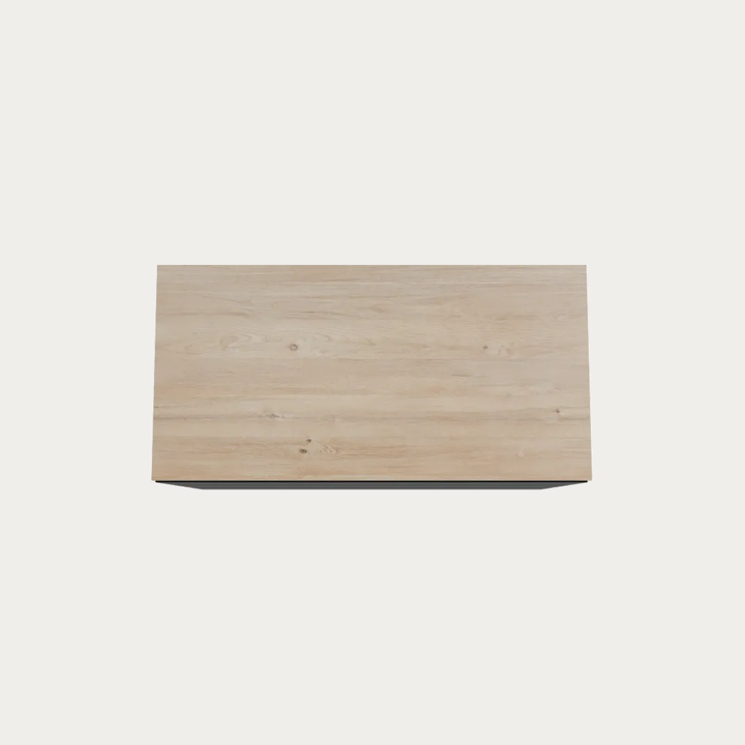 Storke Edge badkamermeubel met Panton wastafelblad voor waskom(men)