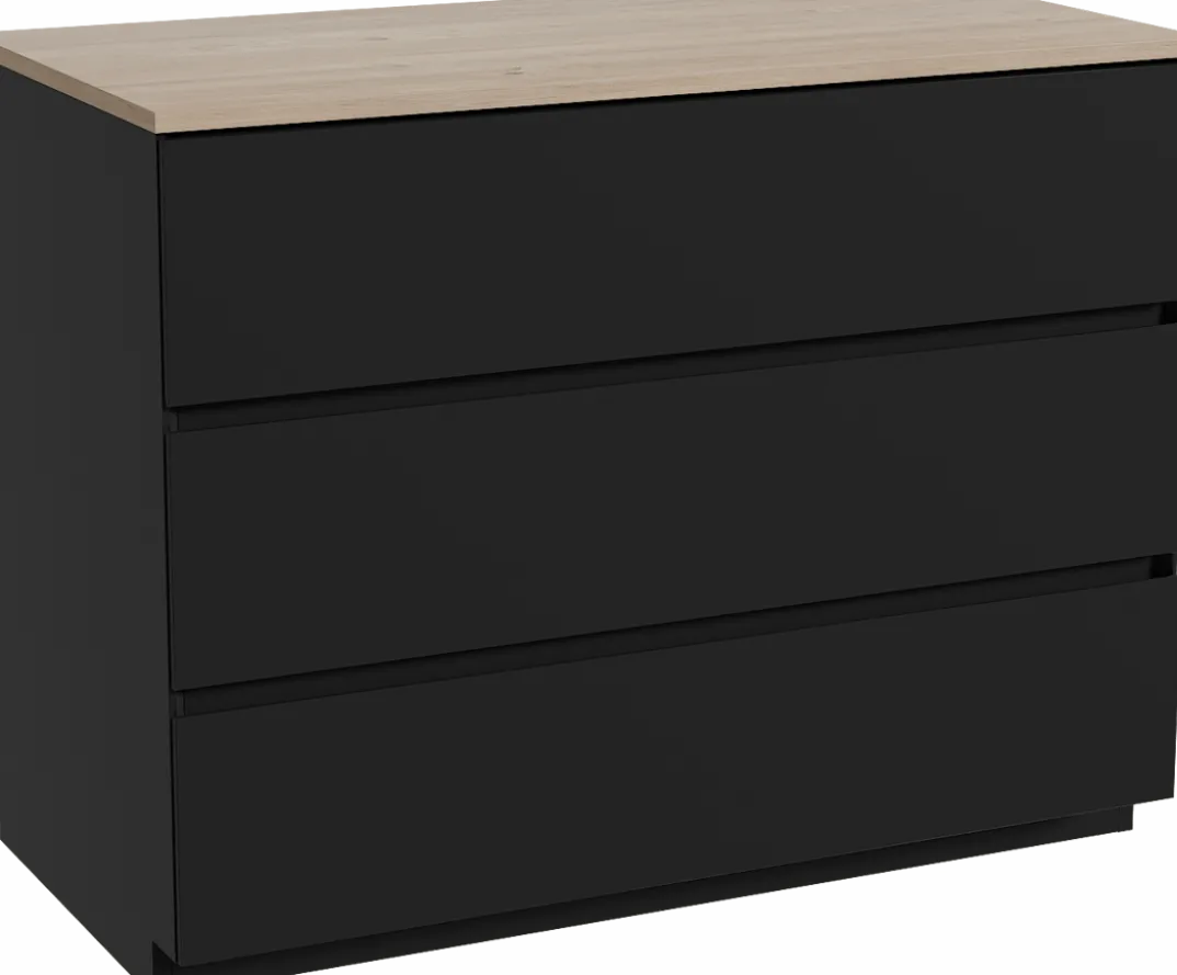 Storke Edge badkamermeubel met Panton wastafelblad voor waskom(men)