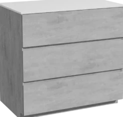 Storke Edge badkamermeubel met Tavola wastafelblad voor waskom(men)