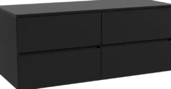 Storke Edge badkamermeubel met Panton wastafelblad voor waskom(men)