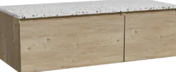 Storke Edge badkamermeubel met Tavola wastafelblad voor waskom(men)