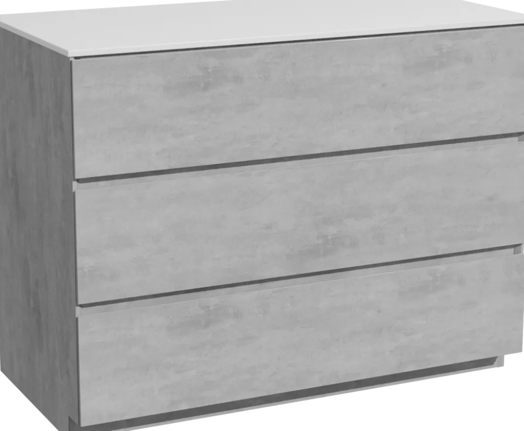 Storke Edge badkamermeubel met Tavola wastafelblad voor waskom(men)
