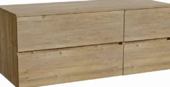 Storke Edge badkamermeubel met Panton wastafelblad voor waskom(men)
