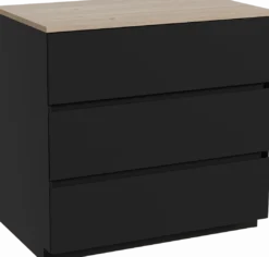 Storke Edge badkamermeubel met Panton wastafelblad voor waskom(men)