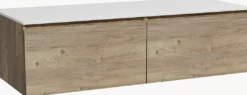 Storke Edge badkamermeubel met Tavola wastafelblad voor waskom(men)
