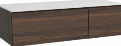 Storke Edge badkamermeubel met Tavola wastafelblad voor waskom(men)