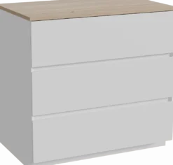 Storke Edge badkamermeubel met Panton wastafelblad voor waskom(men)