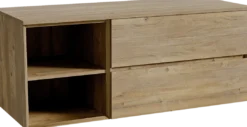 Storke Edge badkamermeubel met Panton wastafelblad voor waskom(men)