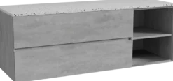 Storke Edge badkamermeubel met Tavola wastafelblad voor waskom(men)