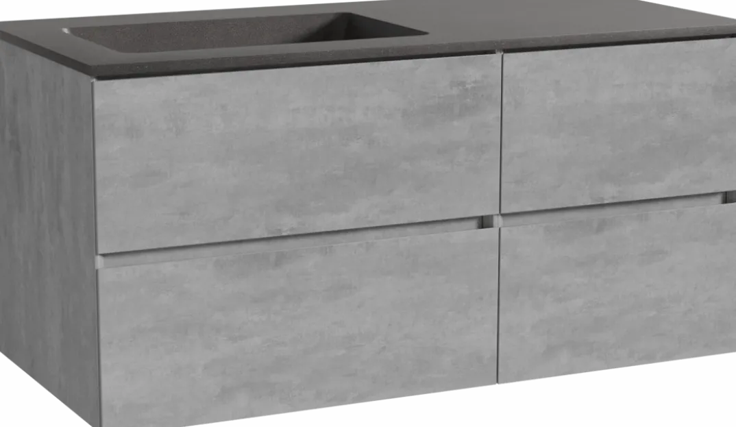 Storke Edge badkamermeubel met Scuro wastafel