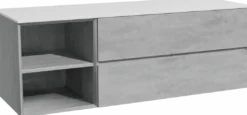 Storke Edge badkamermeubel met Tavola wastafelblad voor waskom(men)