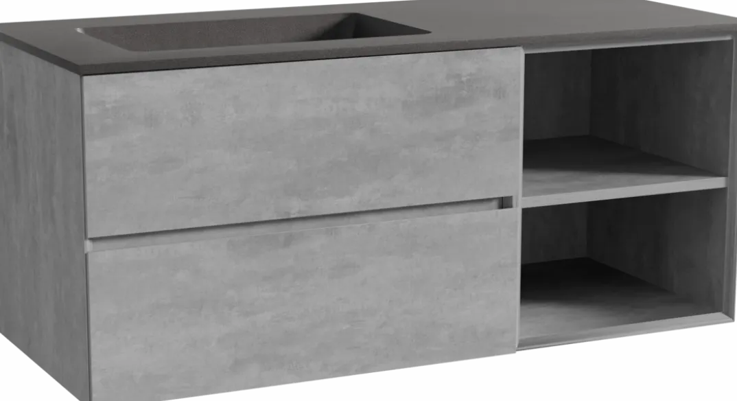 Storke Edge badkamermeubel met Scuro wastafel
