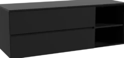 Storke Edge badkamermeubel met Panton wastafelblad voor waskom(men)
