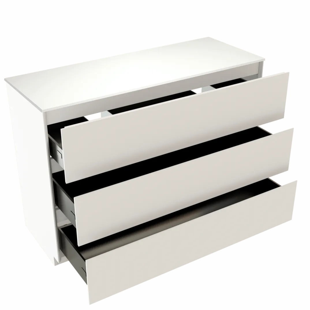 Storke Edge badkamermeubel met Tavola wastafelblad voor waskom(men)