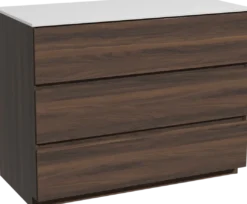 Storke Edge badkamermeubel met Tavola wastafelblad voor waskom(men)