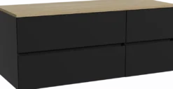 Storke Edge badkamermeubel met Panton wastafelblad voor waskom(men)