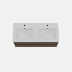 Storke Edge badkamermeubel met Kera wastafel, afvoerpluggen inbegrepen