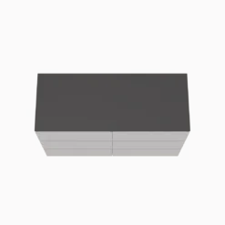 Storke Edge badkamermeubel met Panton wastafelblad voor waskom(men)