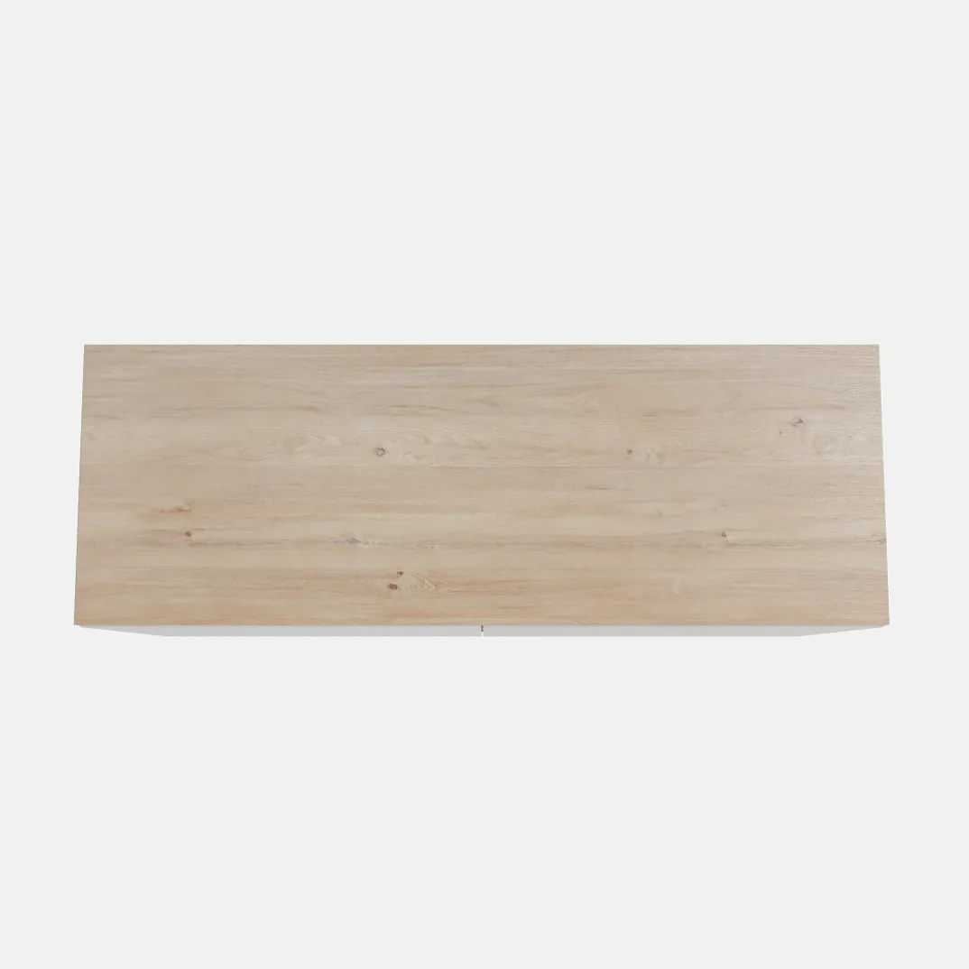 Storke Edge badkamermeubel met Panton wastafelblad voor waskom(men)