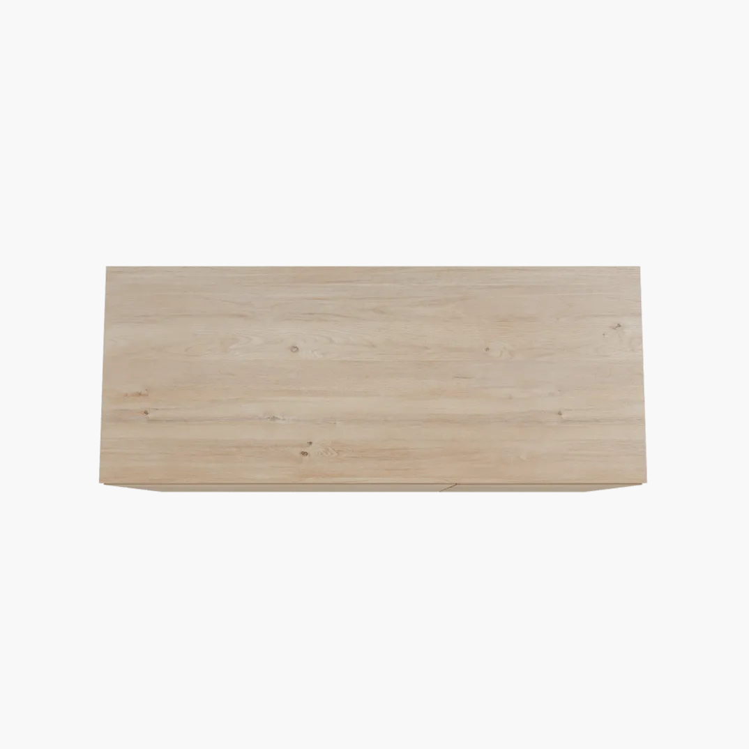 Storke Edge badkamermeubel met Panton wastafelblad voor waskom(men)