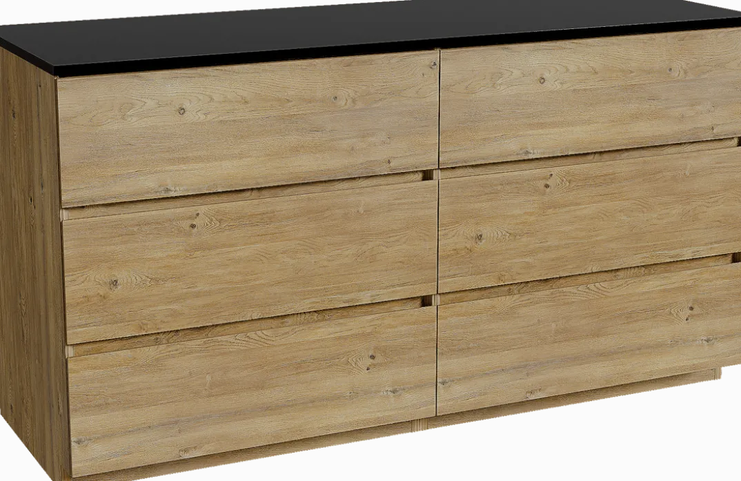 Storke Edge badkamermeubel met Panton wastafelblad voor waskom(men)