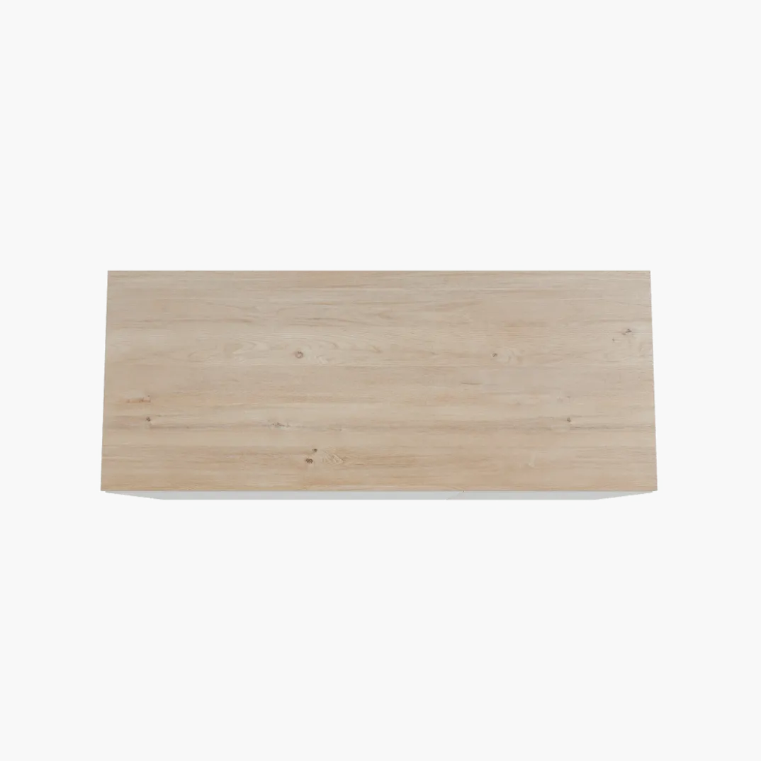 Storke Edge badkamermeubel met Panton wastafelblad voor waskom(men)