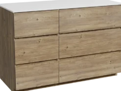 Storke Edge badkamermeubel met Tavola wastafelblad voor waskom(men)