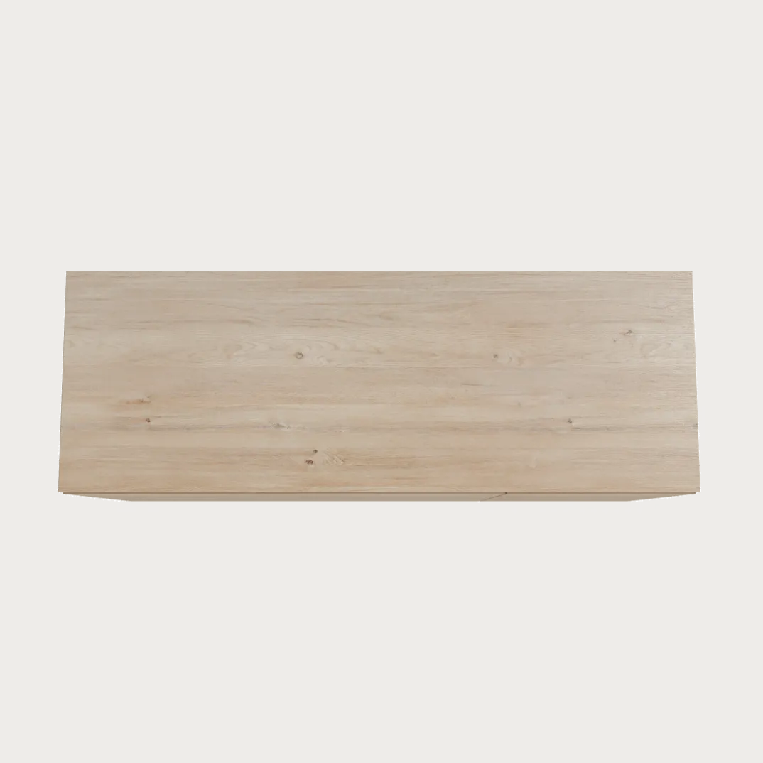 Storke Edge badkamermeubel met Panton wastafelblad voor waskom(men)