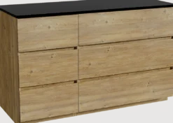 Storke Edge badkamermeubel met Panton wastafelblad voor waskom(men)