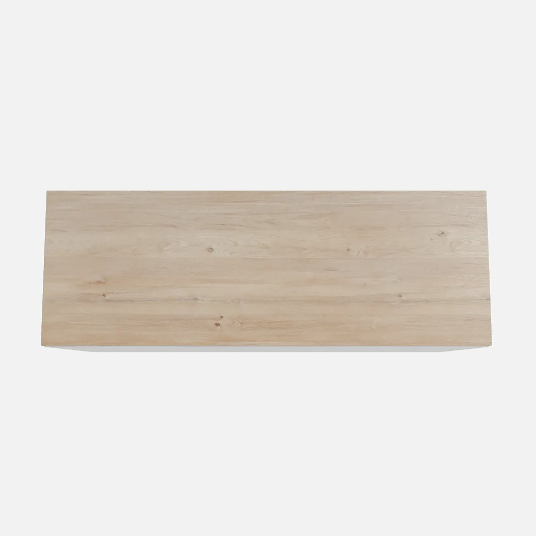 Storke Edge badkamermeubel met Panton wastafelblad voor waskom(men)
