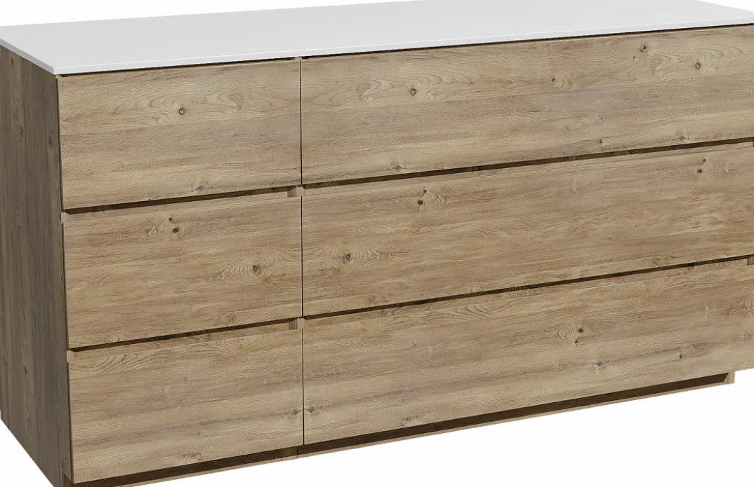Storke Edge badkamermeubel met Tavola wastafelblad voor waskom(men)
